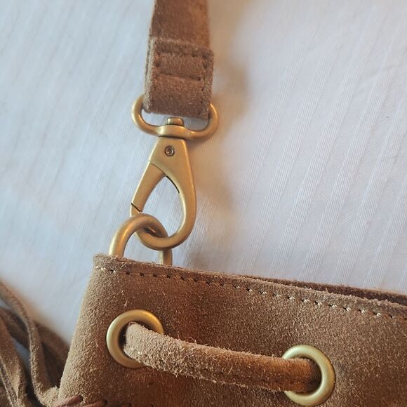 Linea Pelle Leather Fringe Purse - Picture 8 of 12